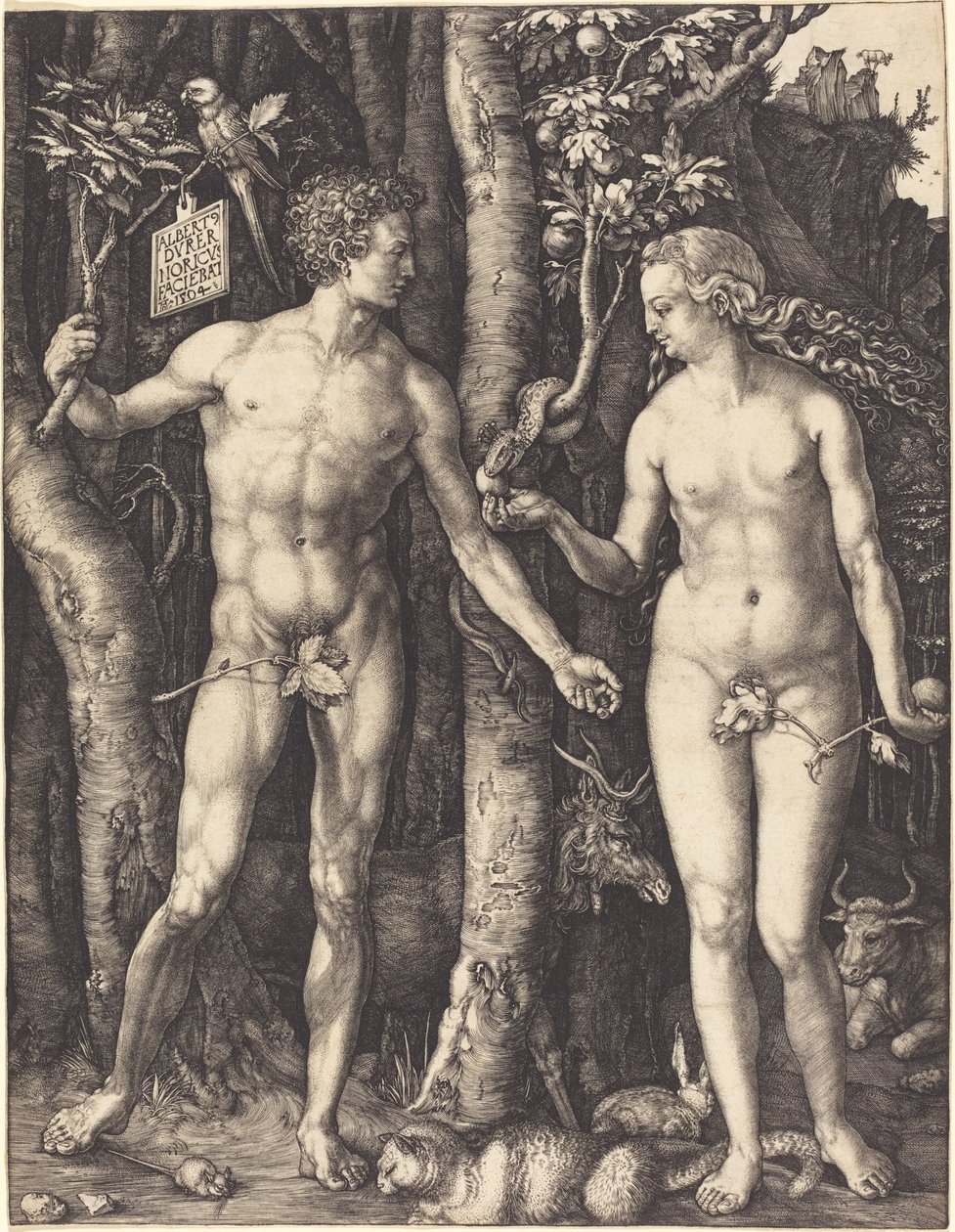 Adamo ed Eva da Albrecht Dürer
