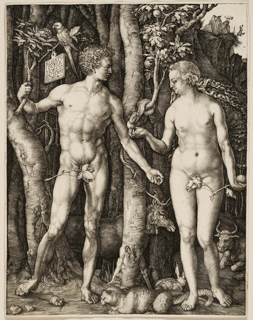 Adamo ed Eva da Albrecht Dürer