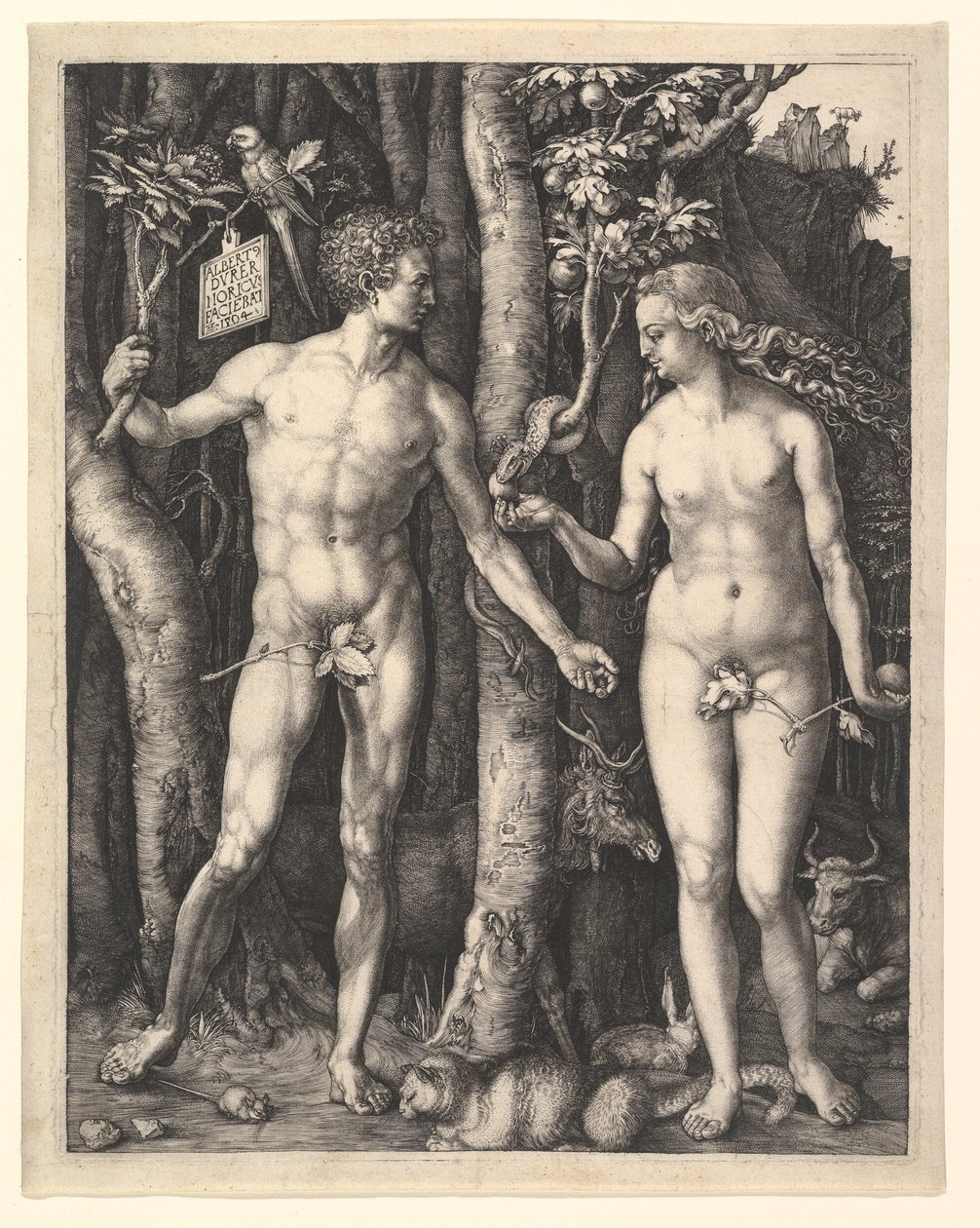 Adamo ed Eva da Albrecht Dürer