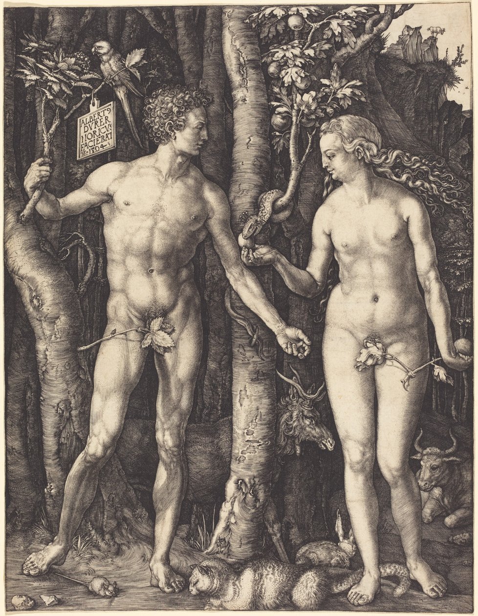 Adamo ed Eva da Albrecht Dürer