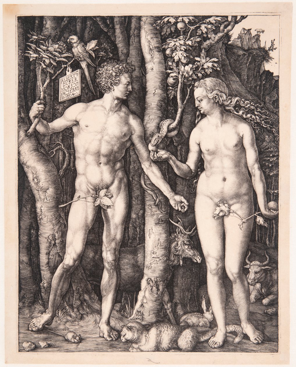 Adamo ed Eva da Albrecht Dürer