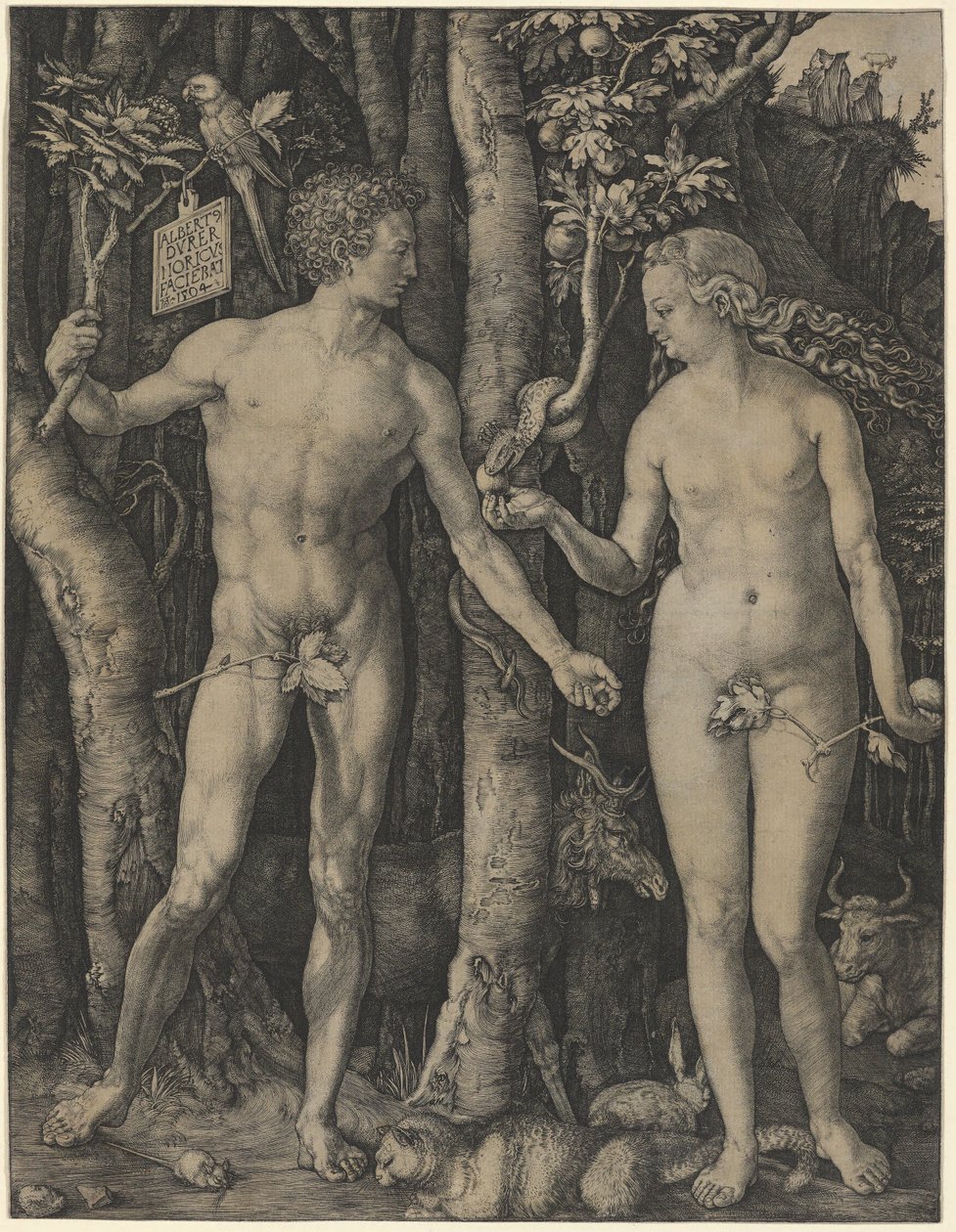 Adamo ed Eva da Albrecht Dürer