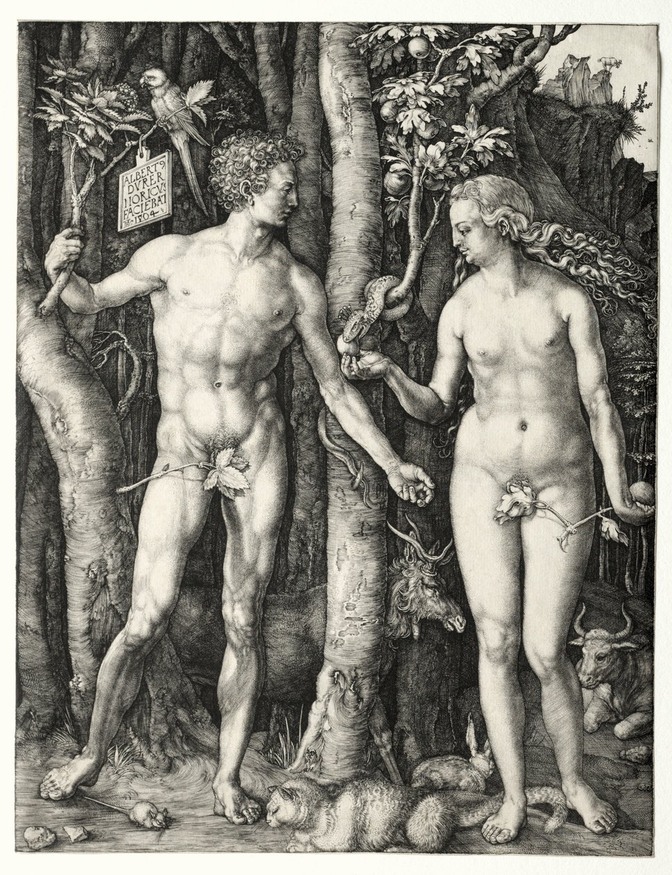 Adamo ed Eva, 1504 da Albrecht Dürer
