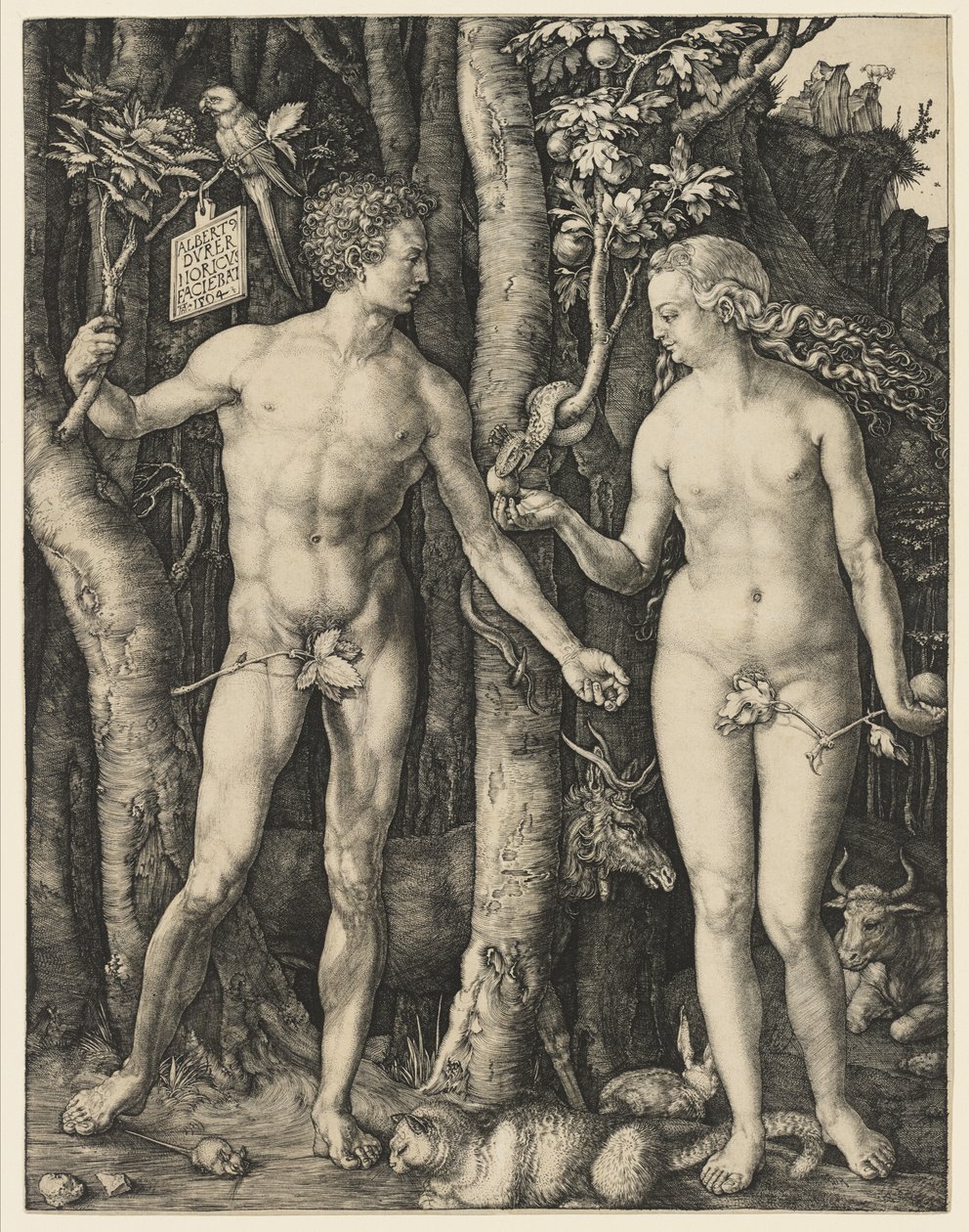 Adamo ed Eva, 1504 da Albrecht Dürer