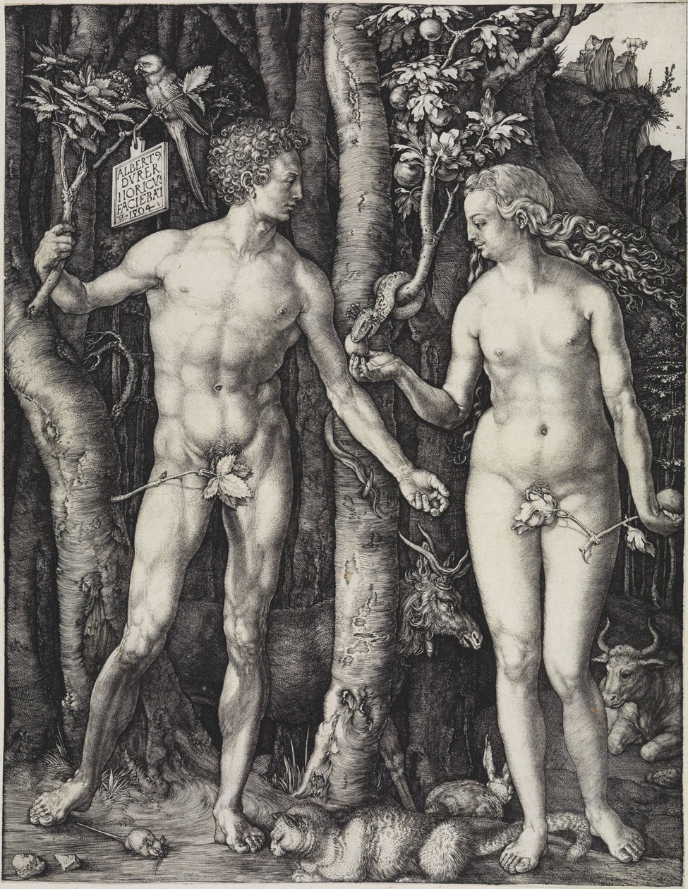 Adamo ed Eva da Albrecht Dürer