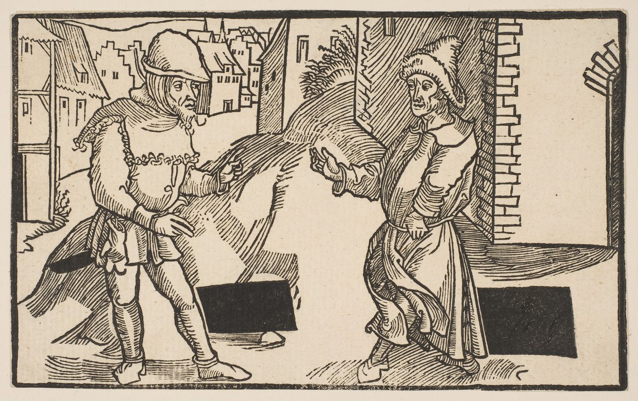Adelphi, da La Commedia di Terenzio da Albrecht Dürer