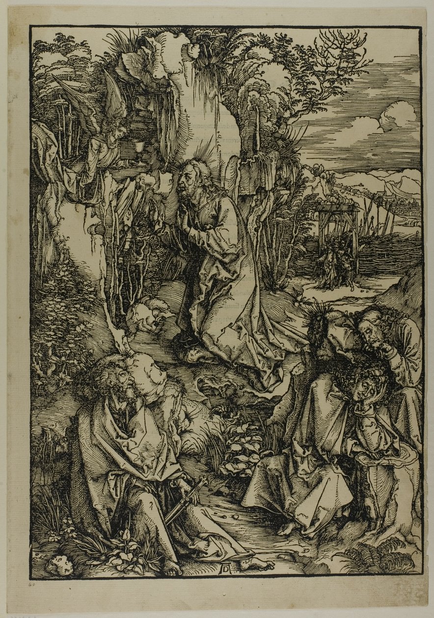 Agonia nel Giardino, dalla Grande Passione da Albrecht Dürer