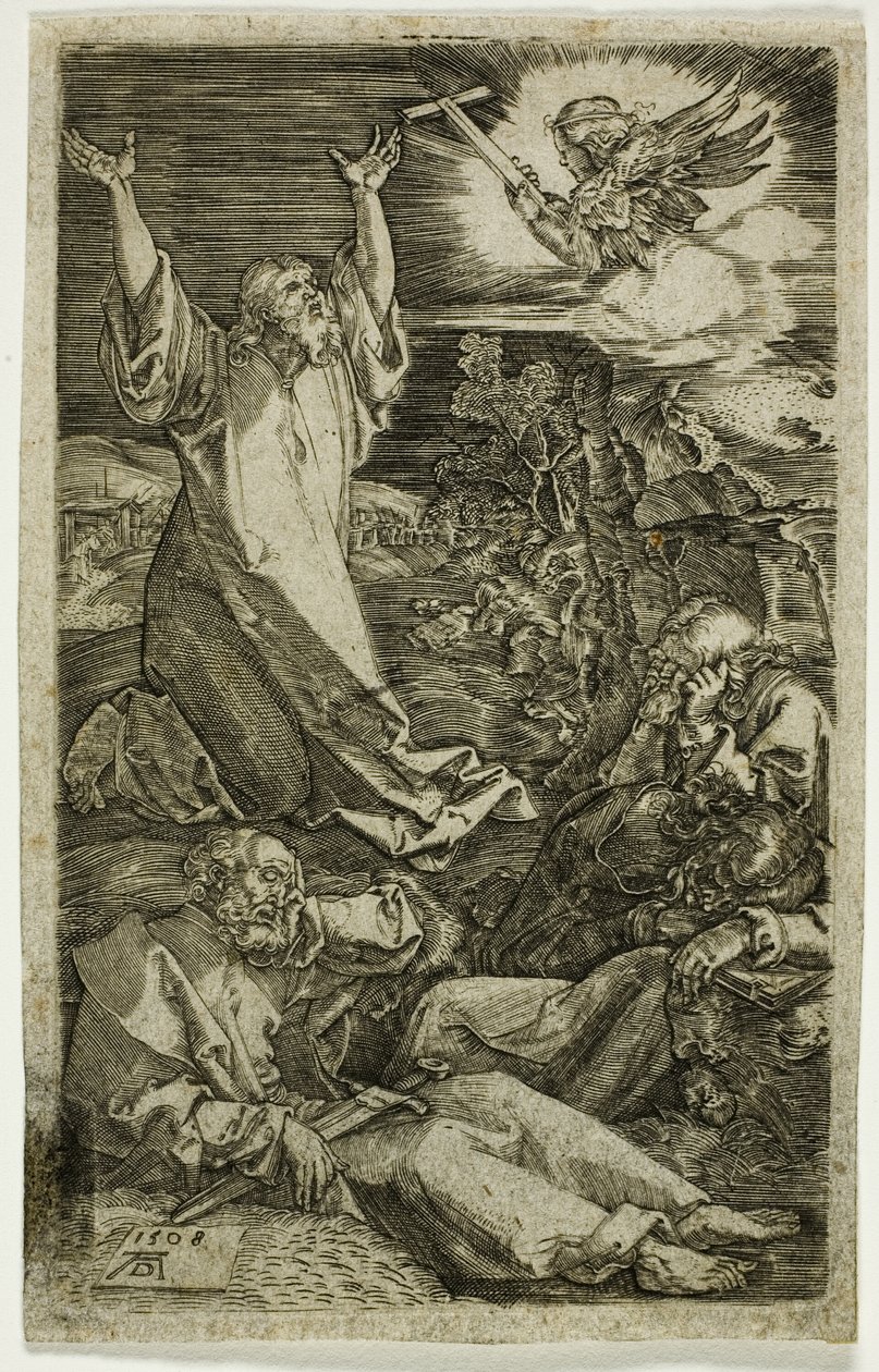Agonia nel giardino, dalla Passione incisa da Albrecht Dürer