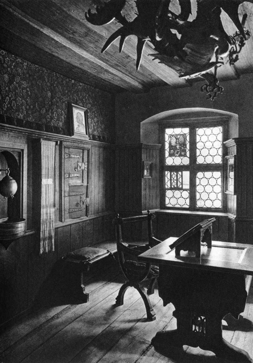 Sala di lavoro di Albrecht Dürer, Norimberga, 1936 da Albrecht Dürer