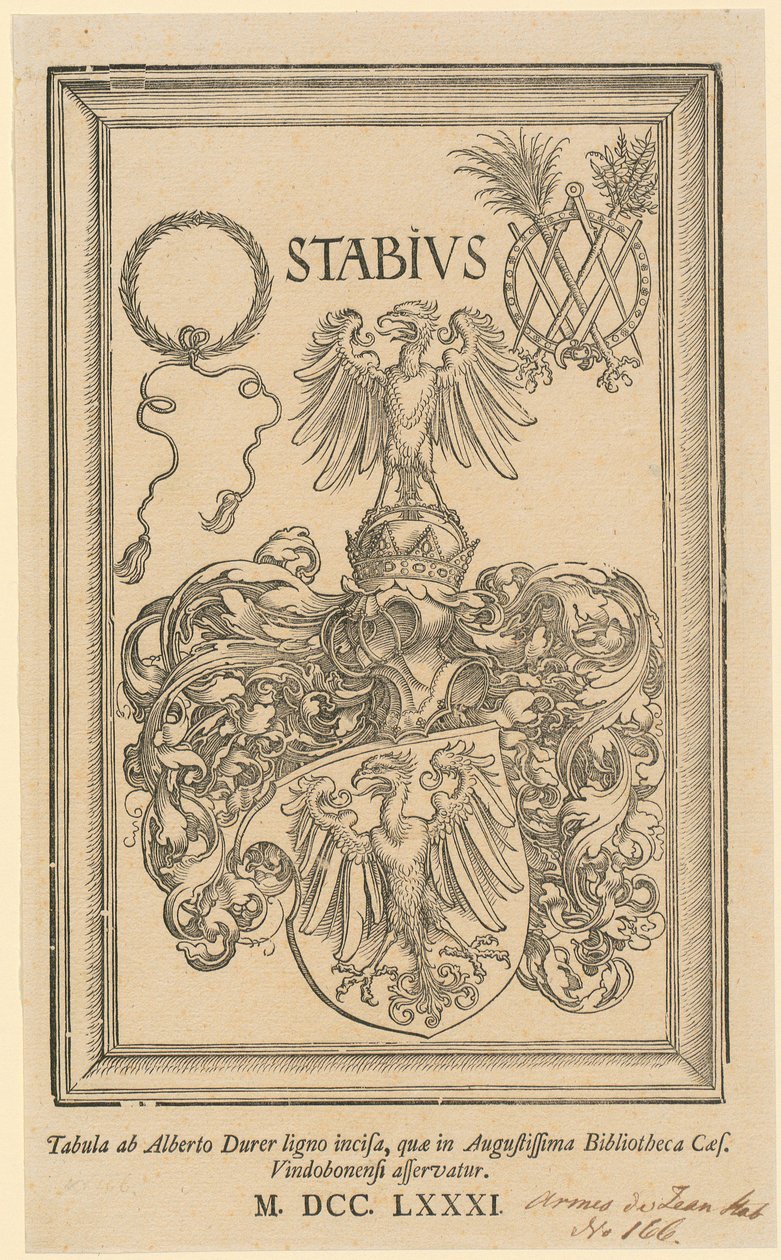 Allegoria con gli stemmi dell