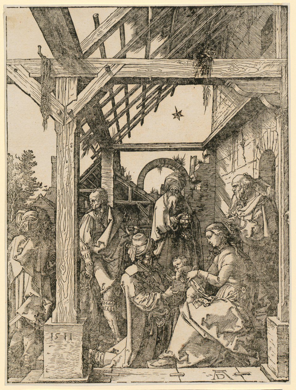 Adorazione dei Re Magi da Albrecht Dürer