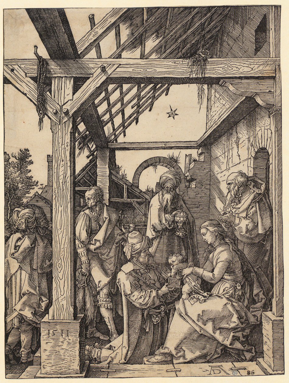Adorazione dei Re Magi da Albrecht Dürer