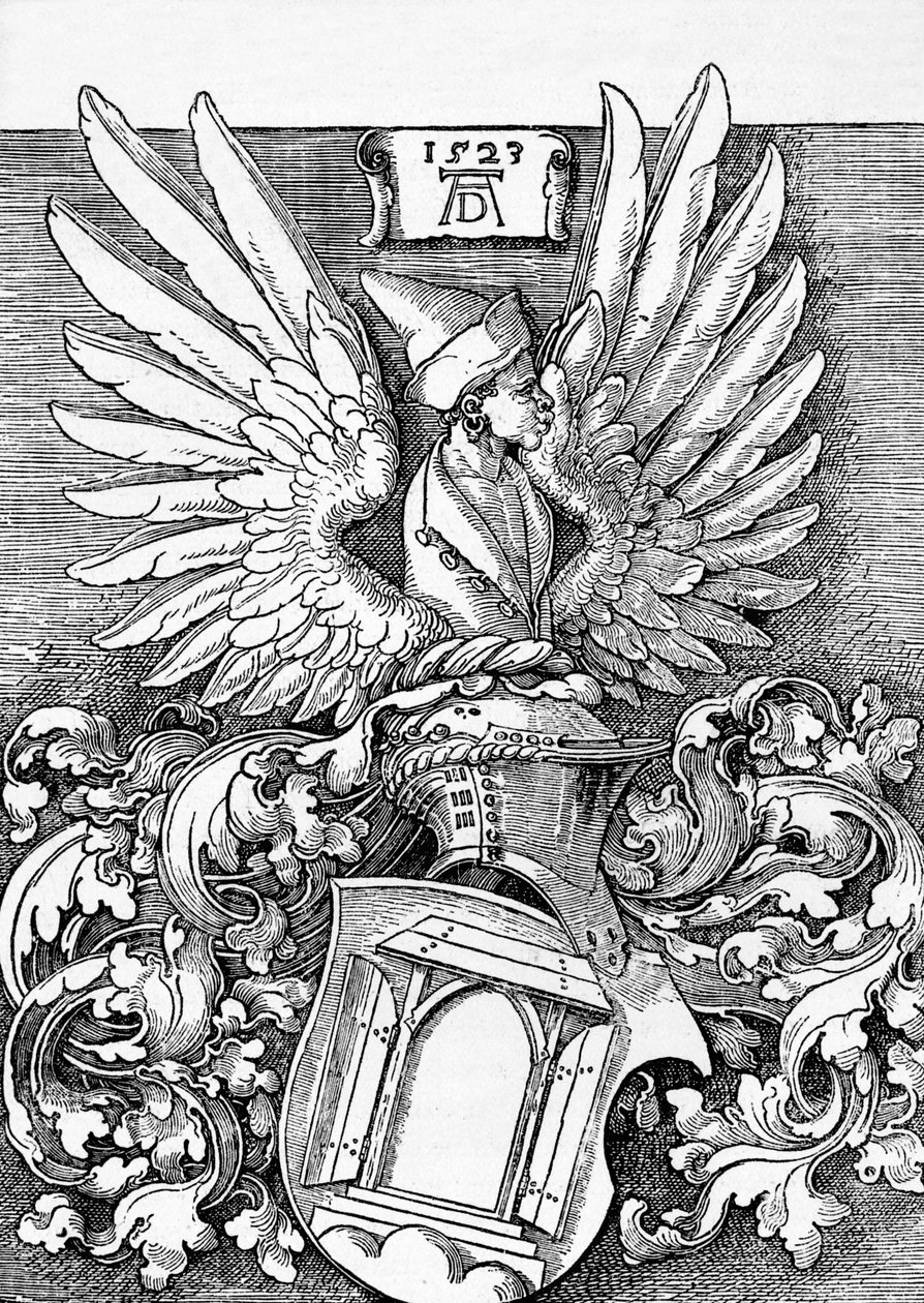 Stemma della famiglia Durer, 1523, 1906 da Albrecht Dürer