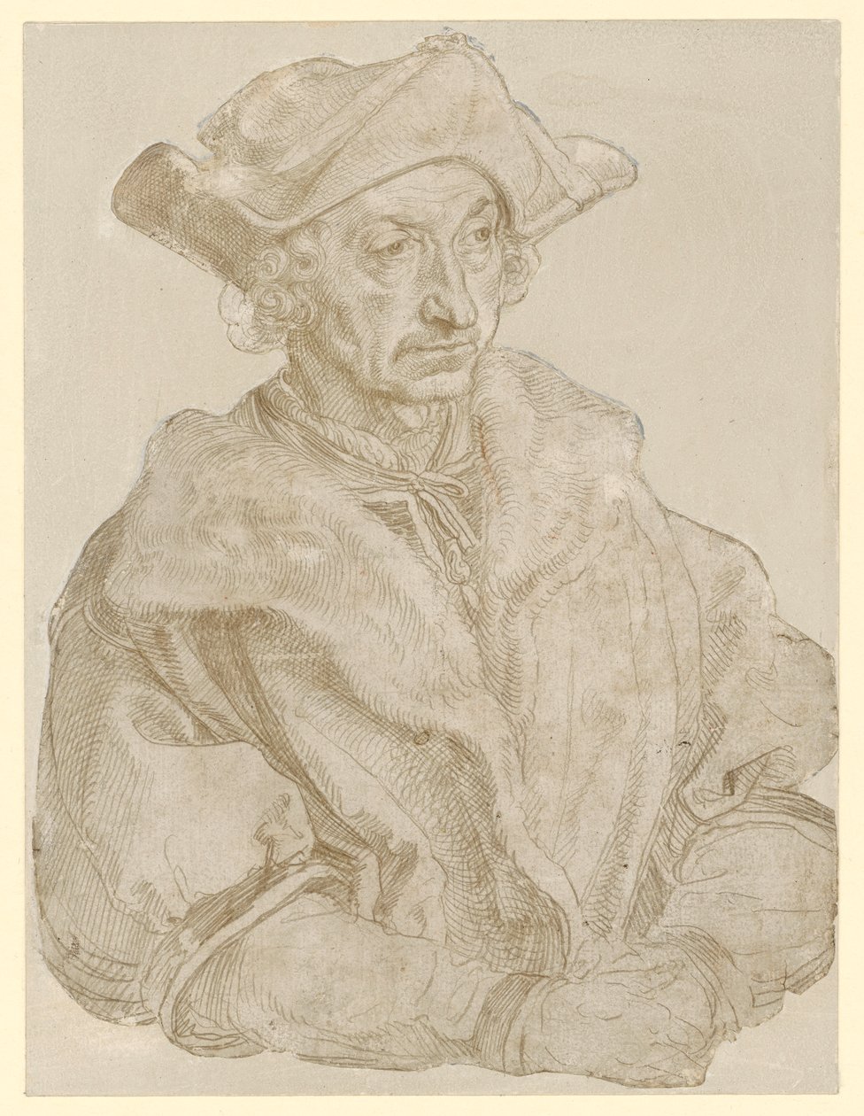 Ritratto di un uomo anziano senza barba (Sebastian Brant) da Albrecht Dürer