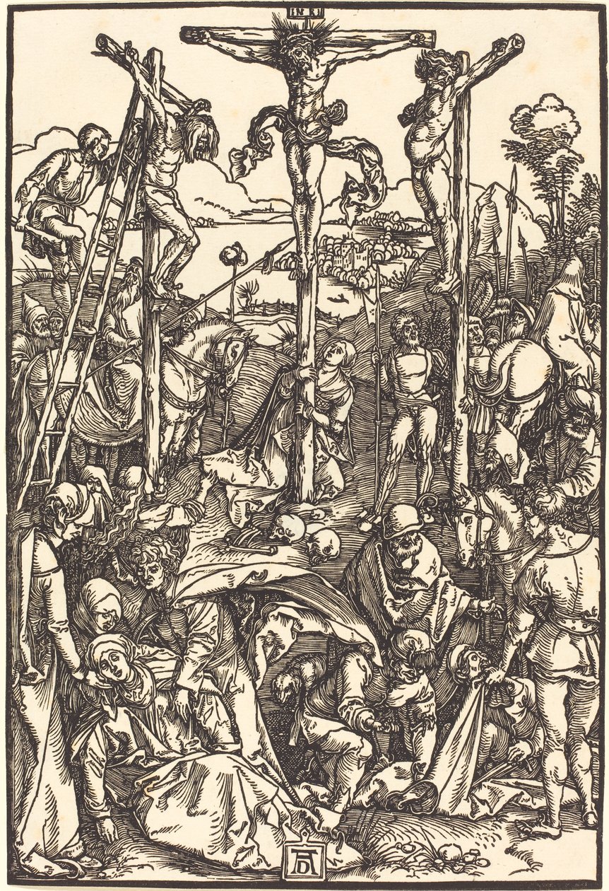 Il Calvario con le tre croci da Albrecht Dürer
