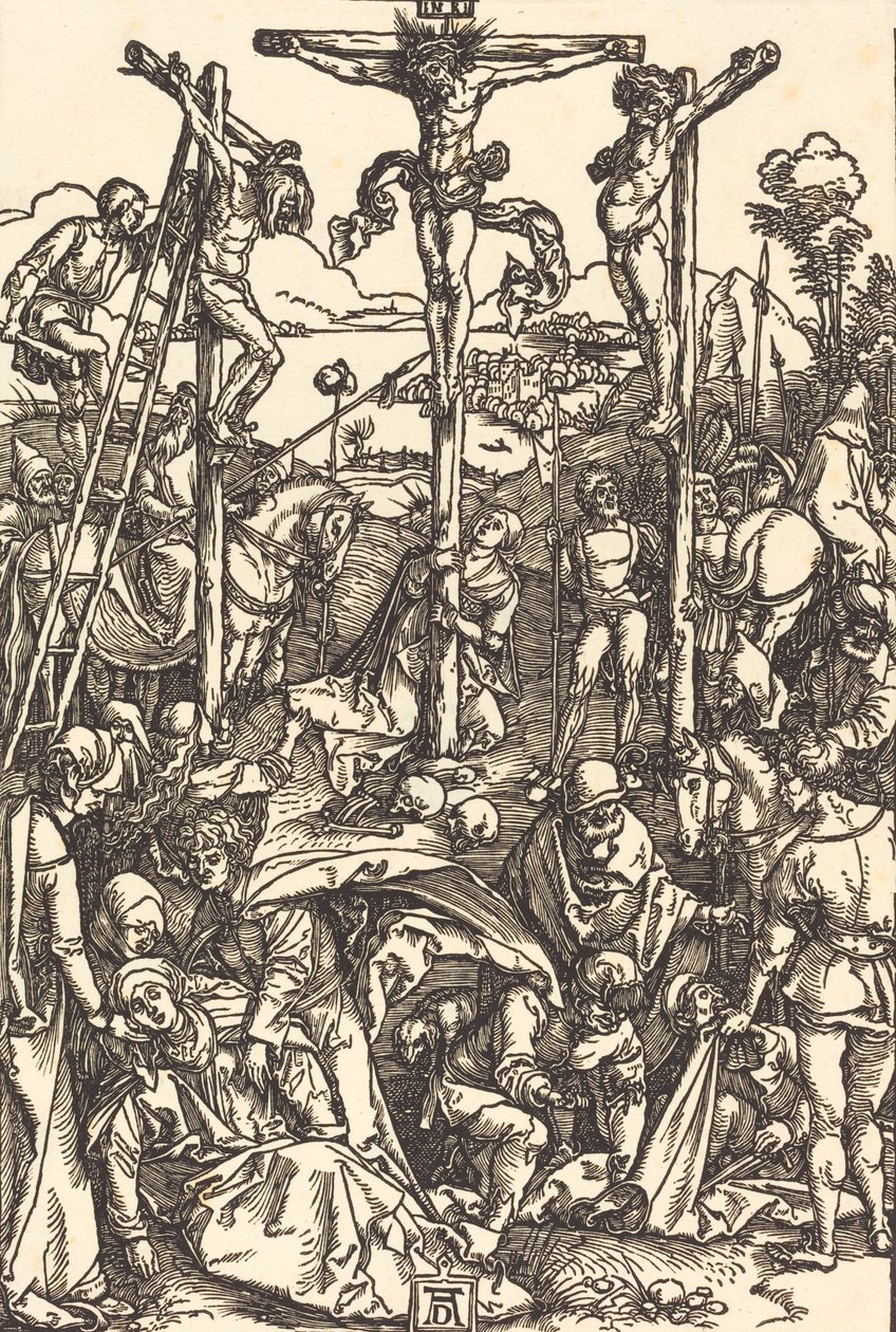 Calvario con le tre croci da Albrecht Dürer