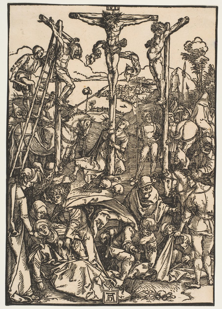 Calvario con le tre croci da Albrecht Dürer