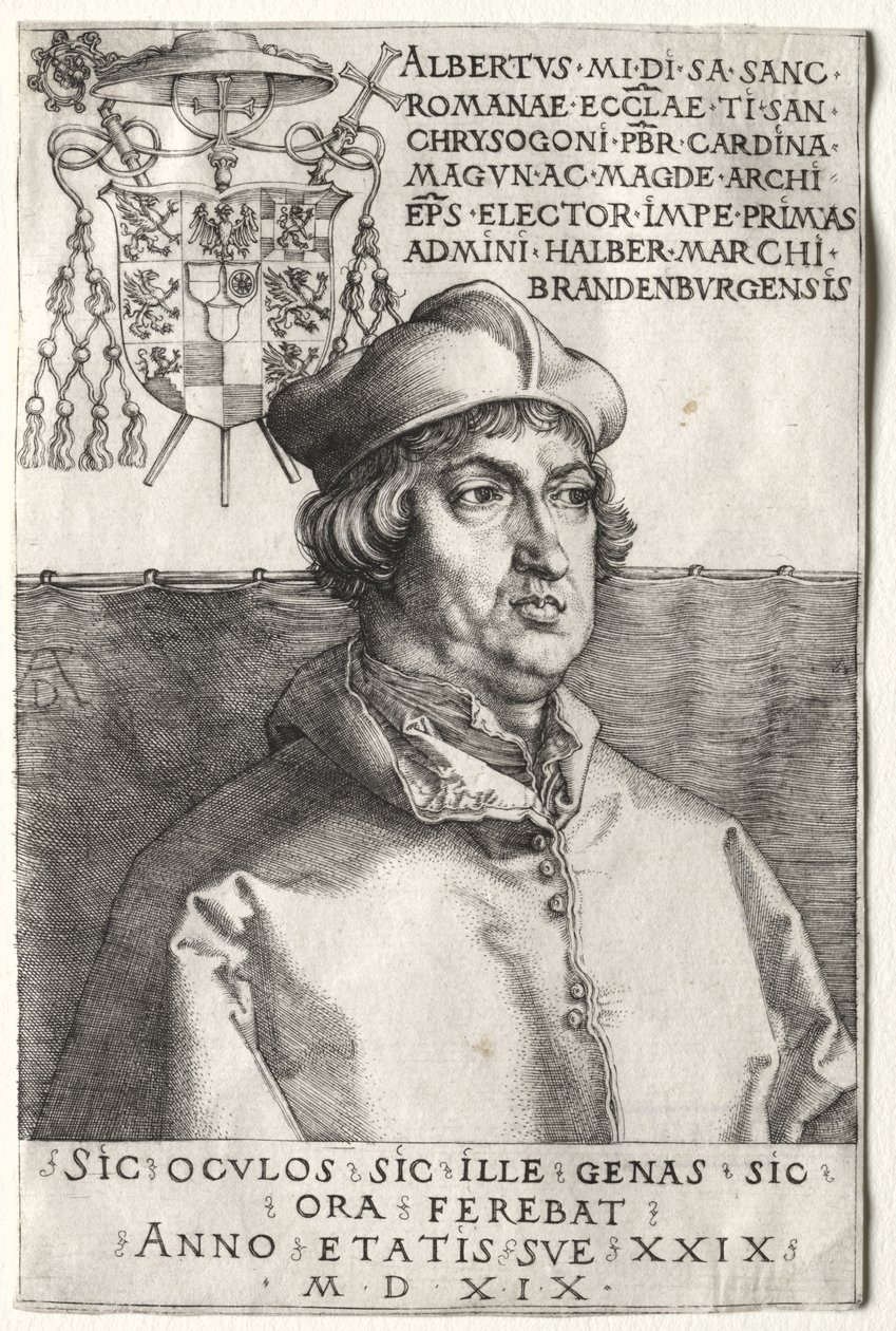 Il cardinale Albrecht di Brandeburgo - La piccola tavola da Albrecht Dürer