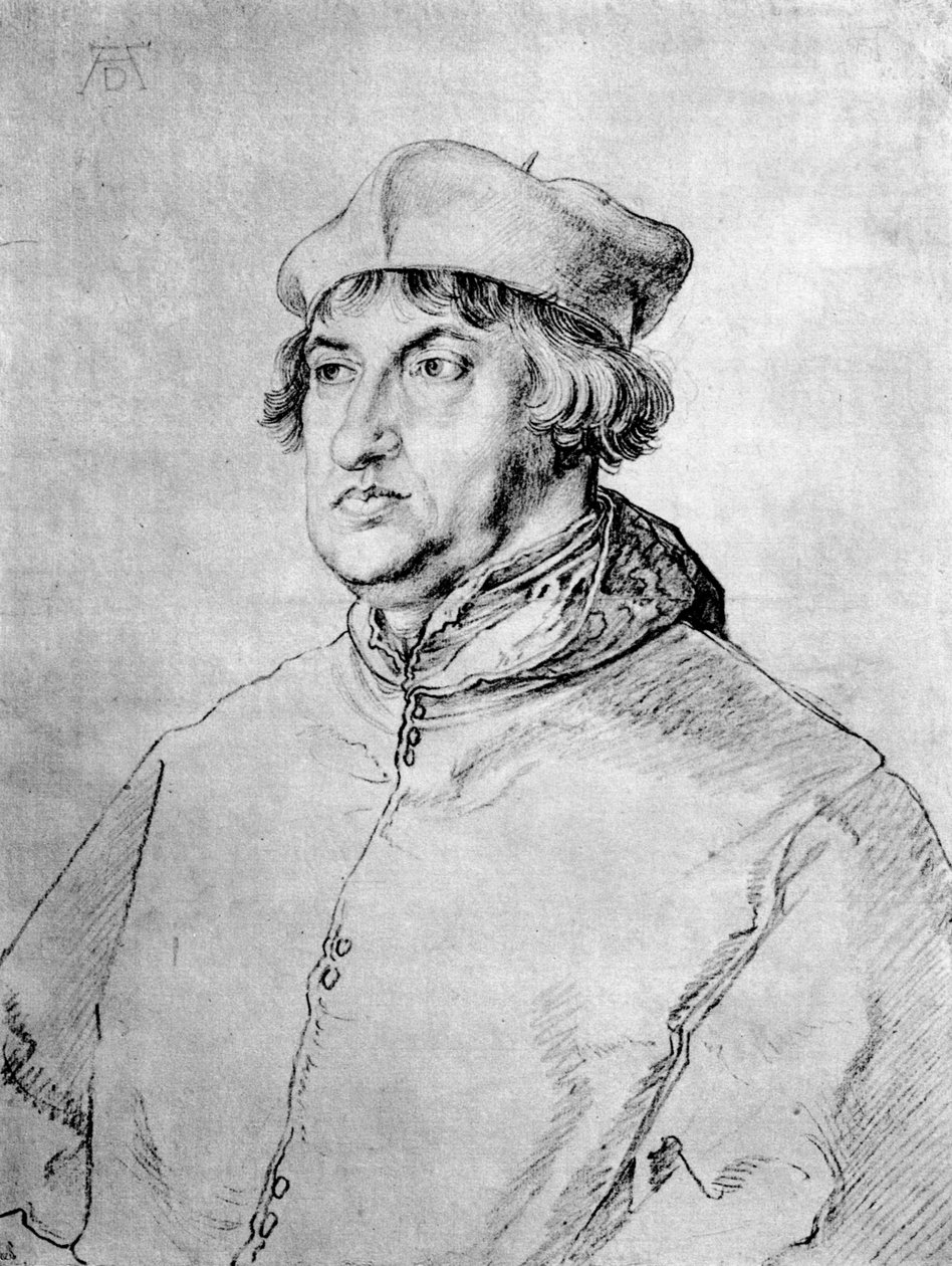 Cardinale Albrecht di Brandeburgo, 1518, 1936 da Albrecht Dürer