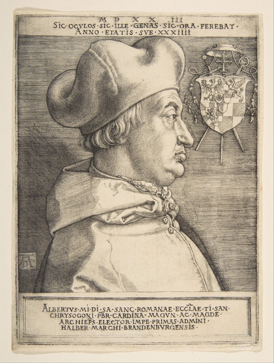 Cardinale Albrecht di Brandeburgo da Albrecht Dürer
