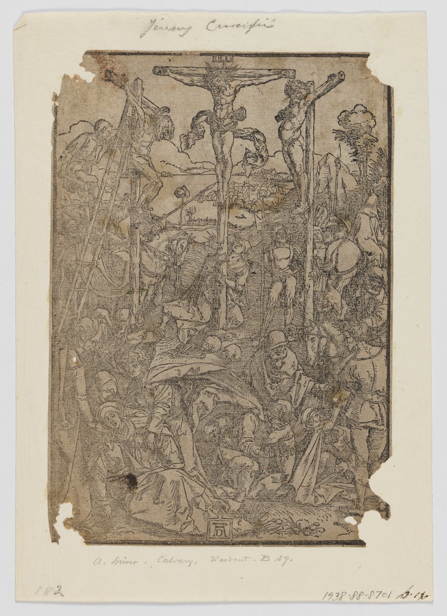 Cavalleria con le tre croci da Albrecht Dürer