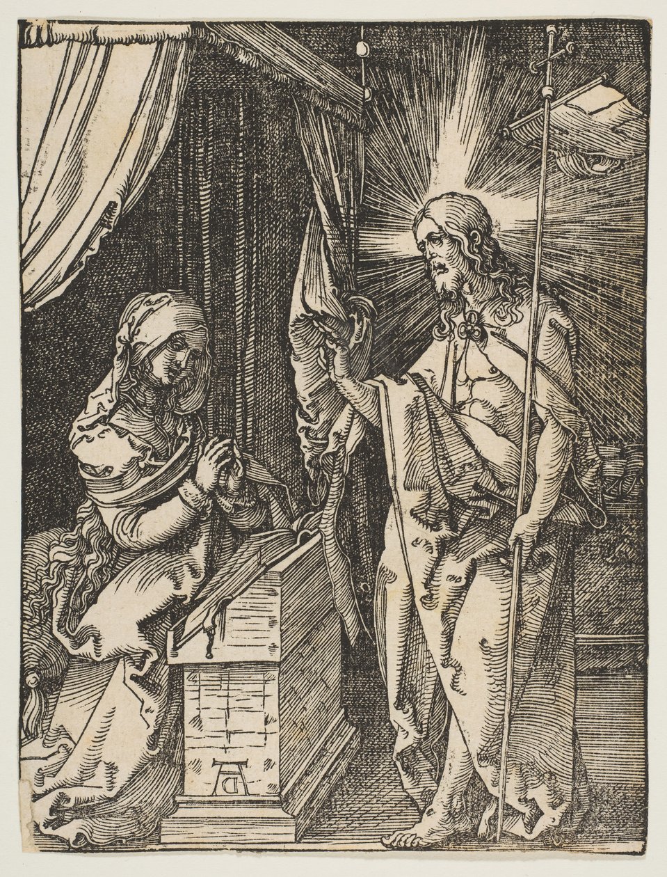 Cristo che Appare a Sua Madre, dalla Piccola Passione da Albrecht Dürer