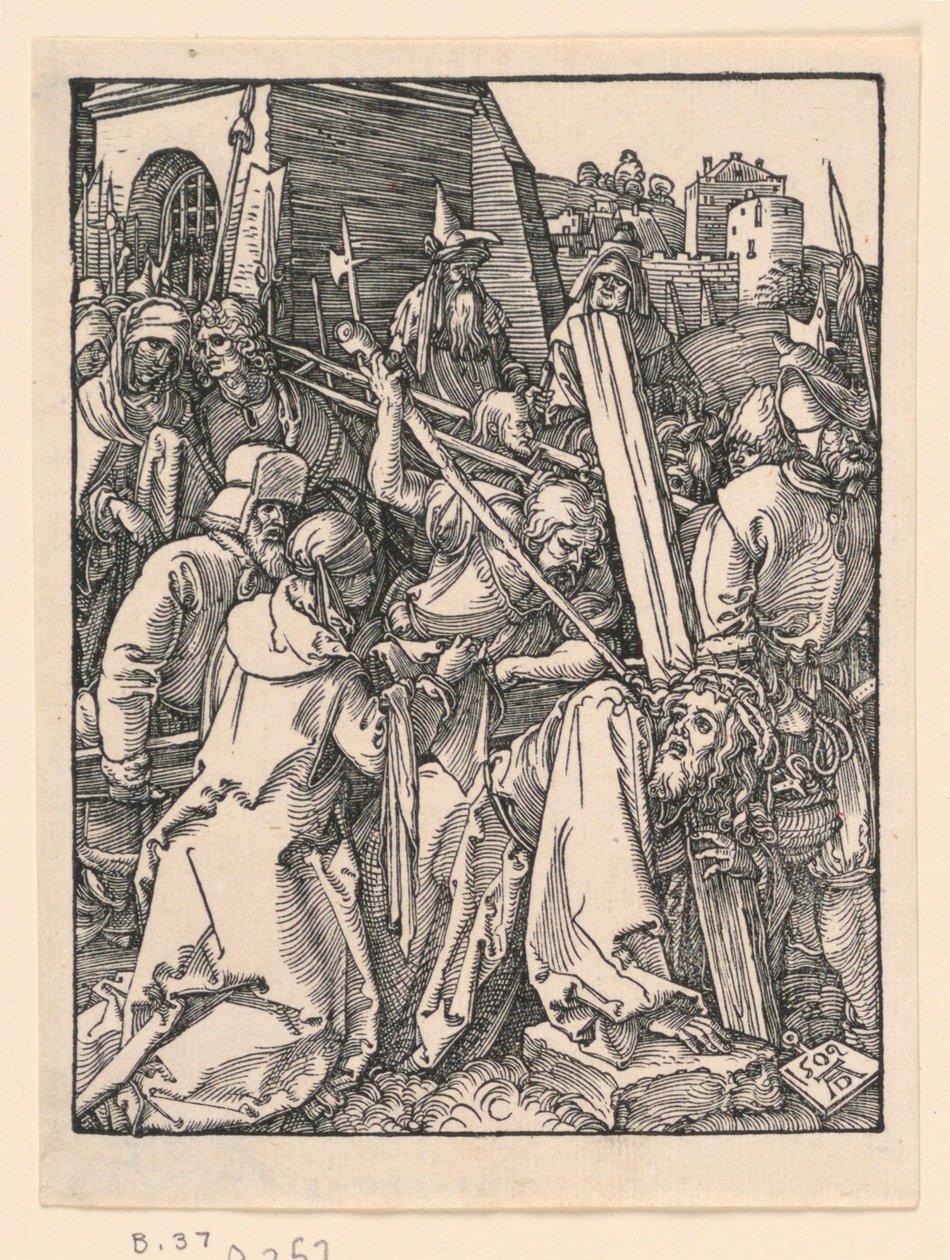 Cristo che Porta la Croce, dalla Serie La Piccola Passione da Albrecht Dürer