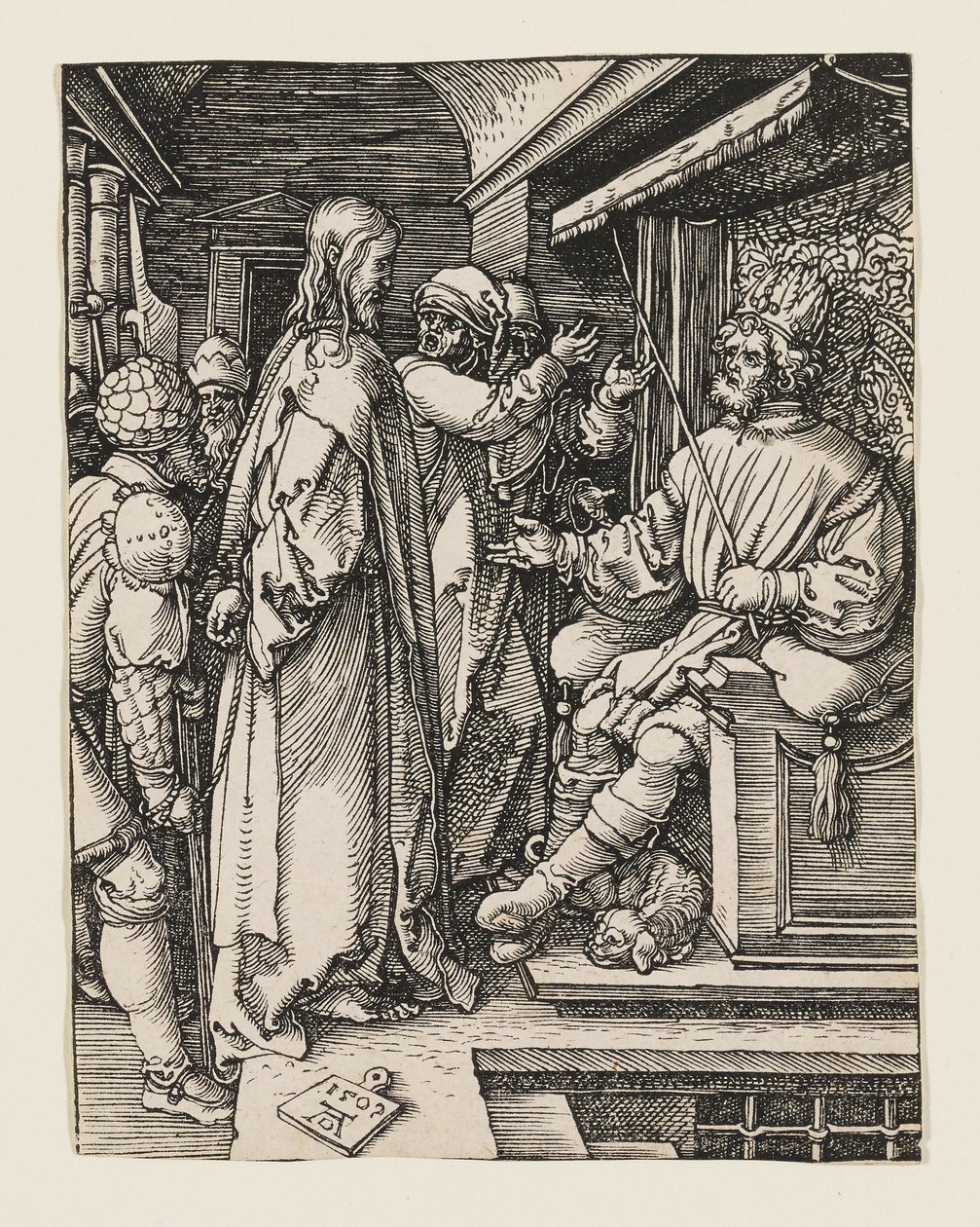 Cristo davanti a Erode da Albrecht Dürer