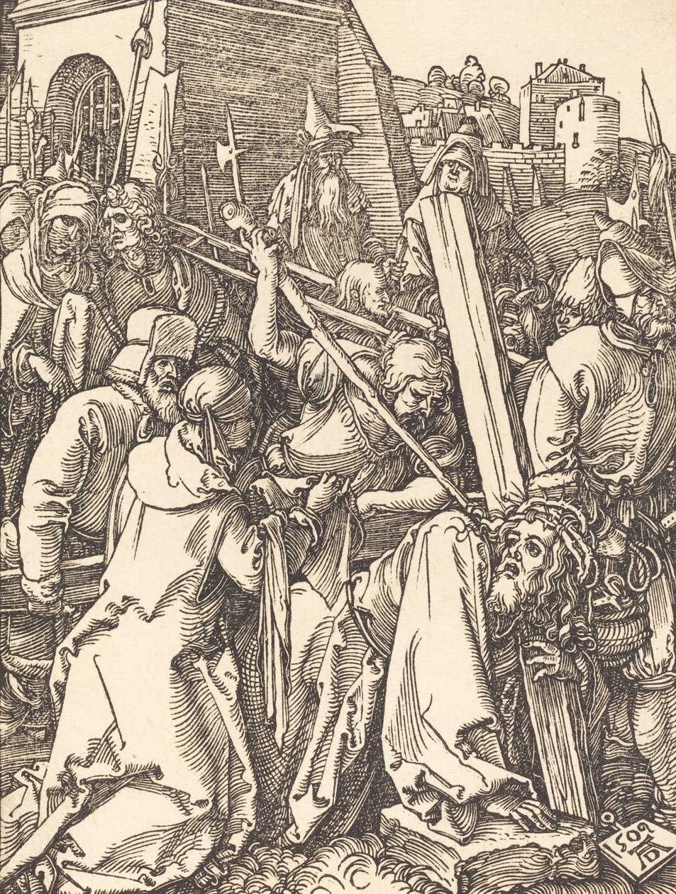Cristo che porta la croce, 1509 da Albrecht Dürer