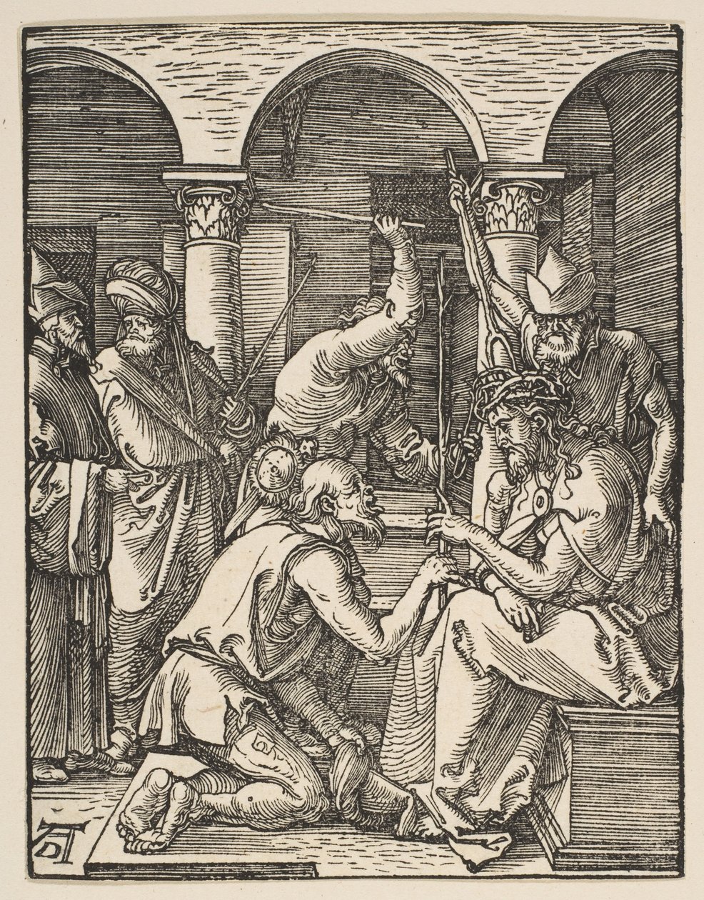 Cristo coronato di spine, da „La piccola Passione“ da Albrecht Dürer