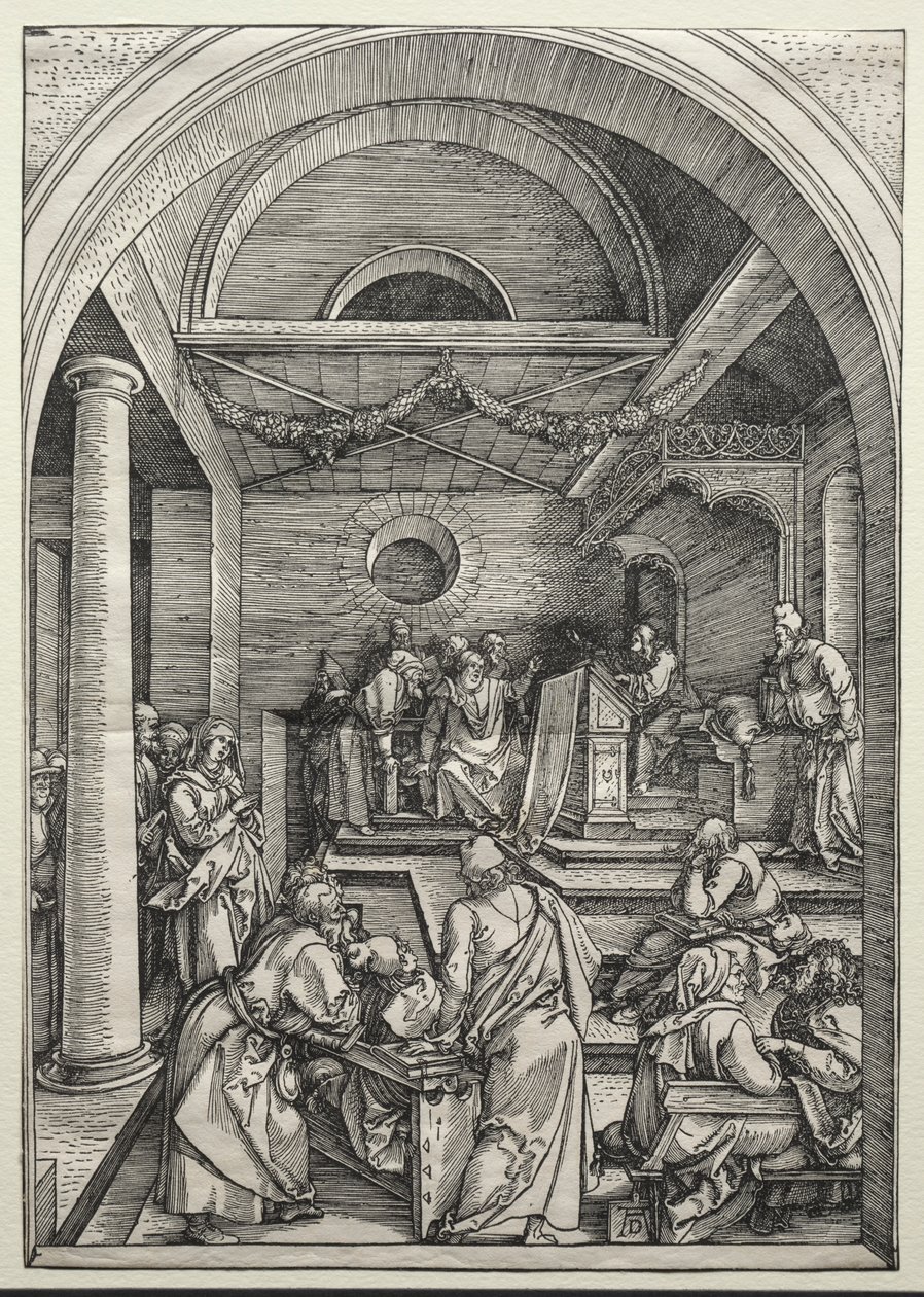Cristo che disputa con i dottori, c. 1503-1504 da Albrecht Dürer