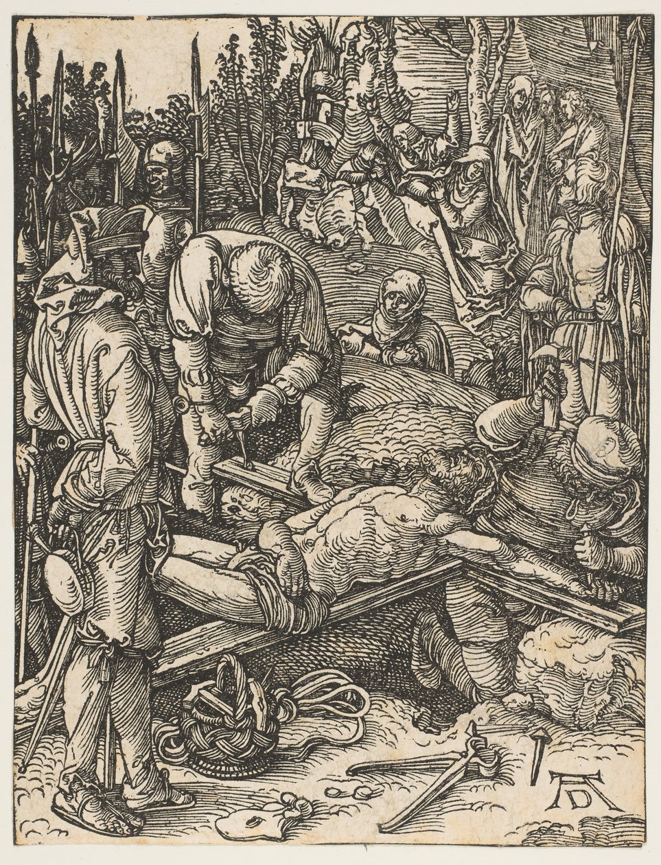 Cristo Inchiodato alla Croce (dalla Piccola Passione) da Albrecht Dürer
