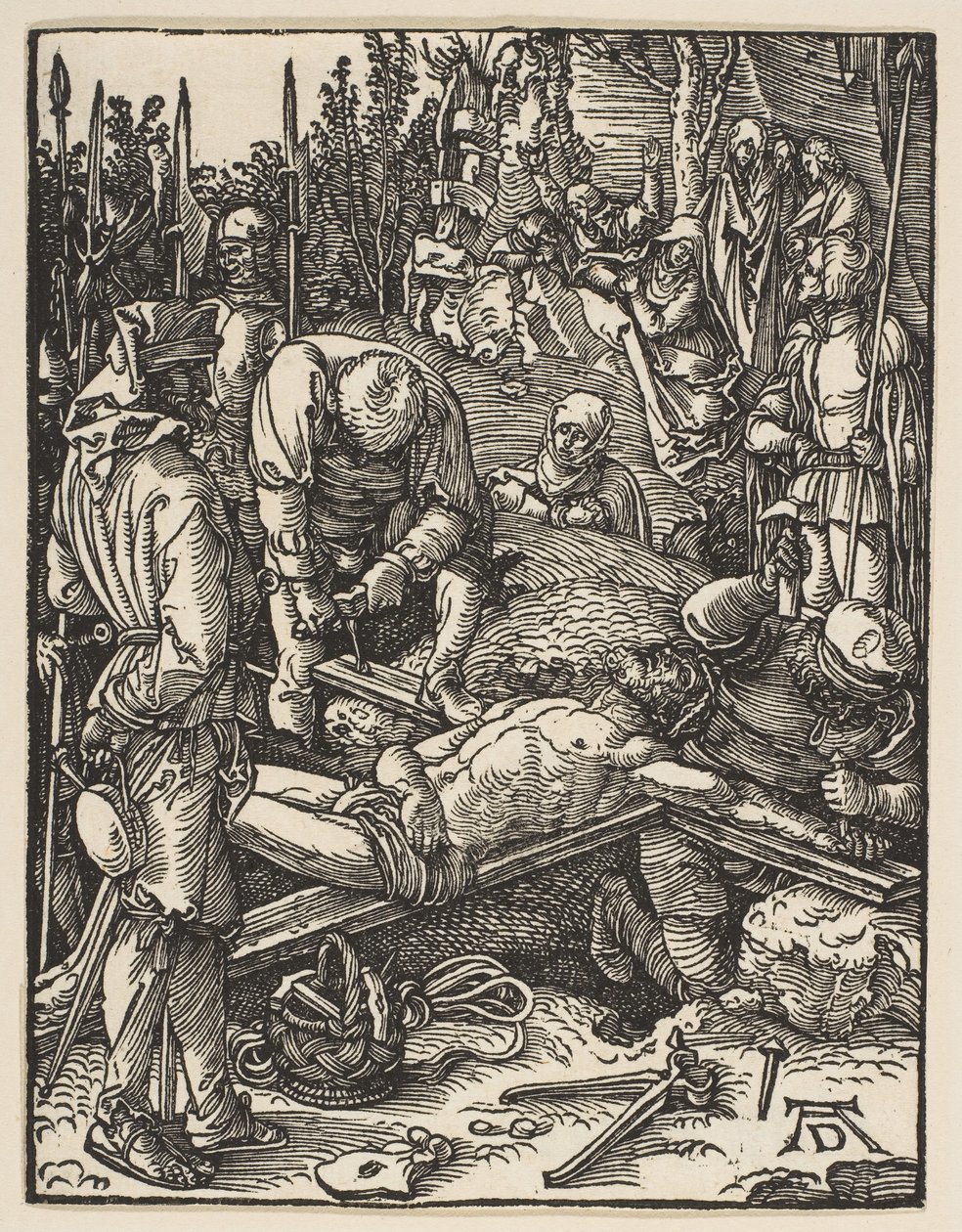 Cristo inchiodato alla croce, dalla Piccola Passione, ca. 1509 da Albrecht Dürer
