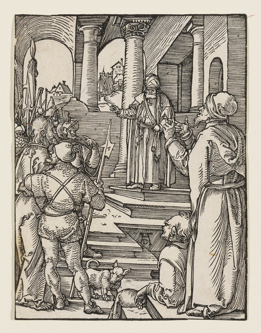 Cristo condotto davanti a Pilato da Albrecht Dürer