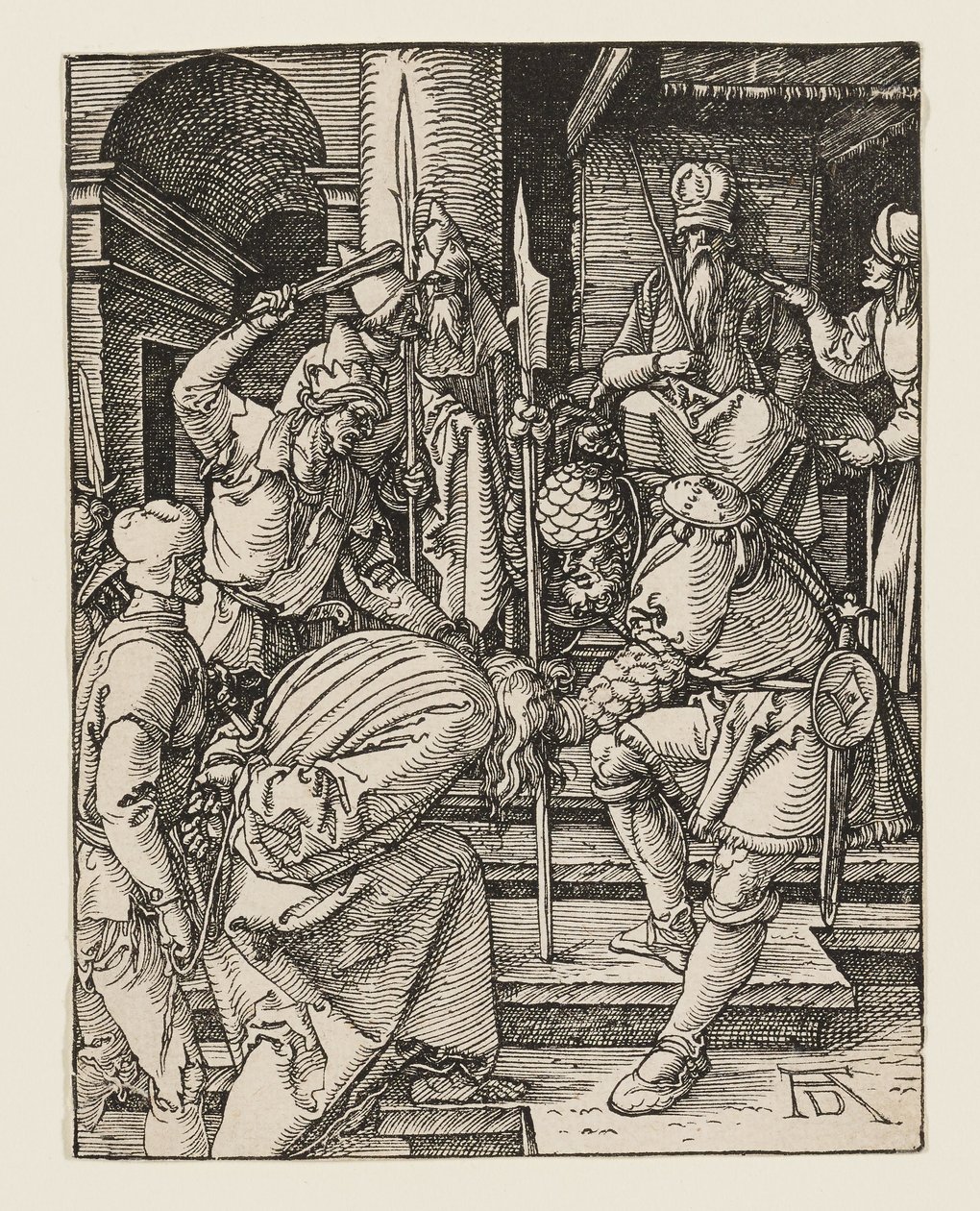 Cristo condotto al cospetto del sommo sacerdote da Albrecht Dürer