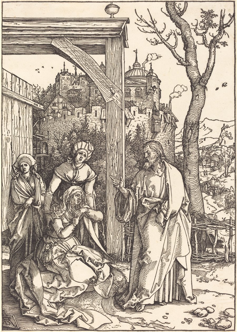Cristo che Si Congeda dalla Madre da Albrecht Dürer