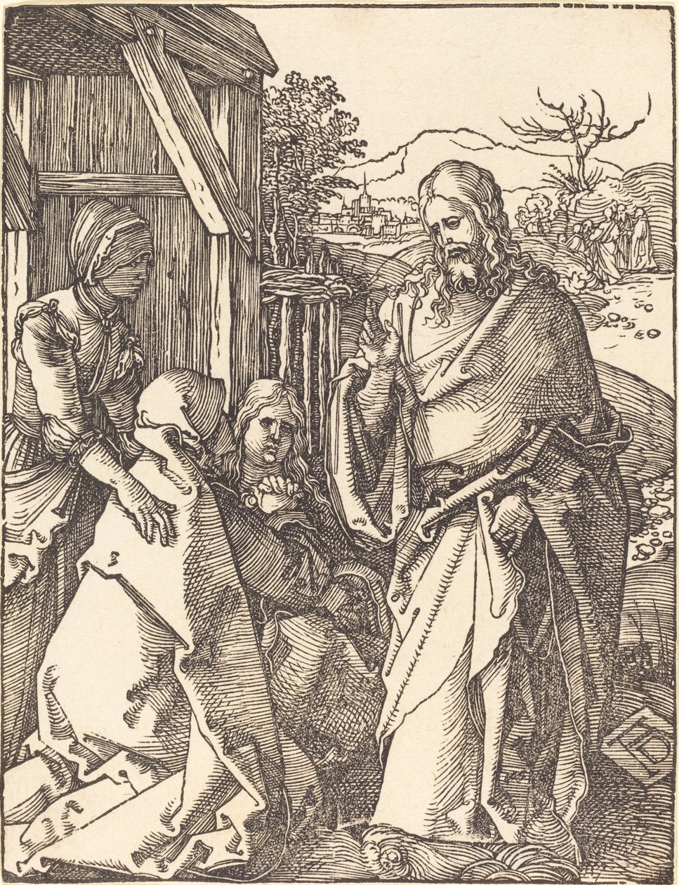 Cristo che si congeda dalla madre da Albrecht Dürer