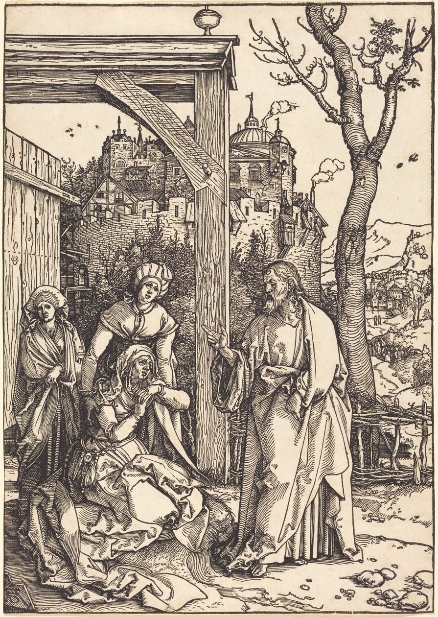 Cristo che si congeda da sua madre da Albrecht Dürer