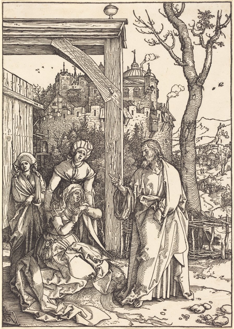 Cristo che si congeda da sua madre da Albrecht Dürer