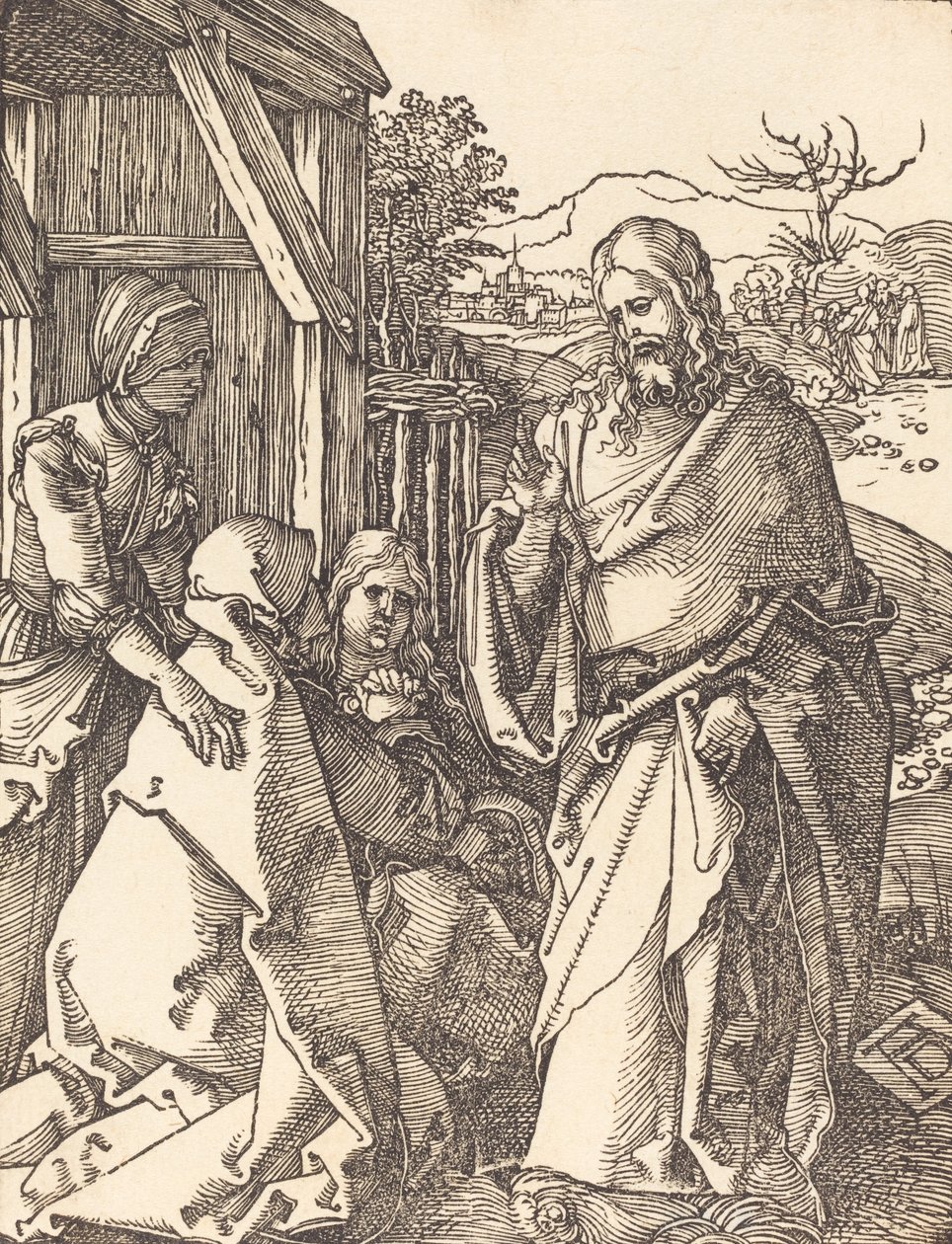 Cristo che si congeda dalla madre da Albrecht Dürer