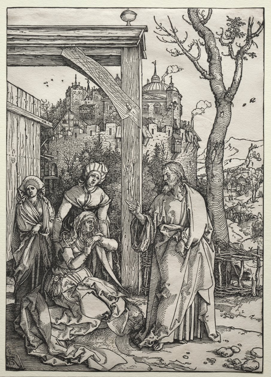 Cristo prende congedo da sua madre da Albrecht Dürer