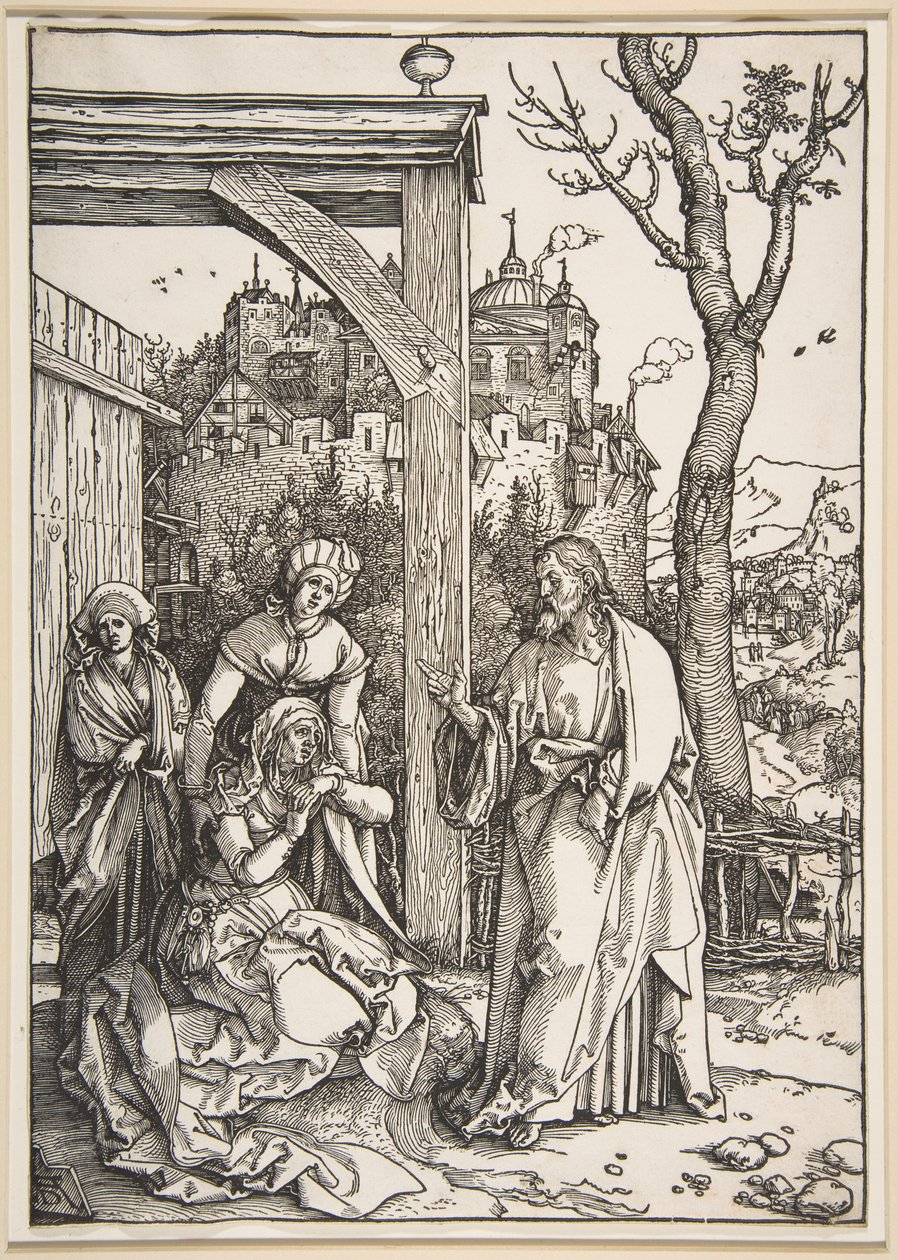 Cristo che si congeda da sua madre, tratto da “La vita della Vergine” da Albrecht Dürer