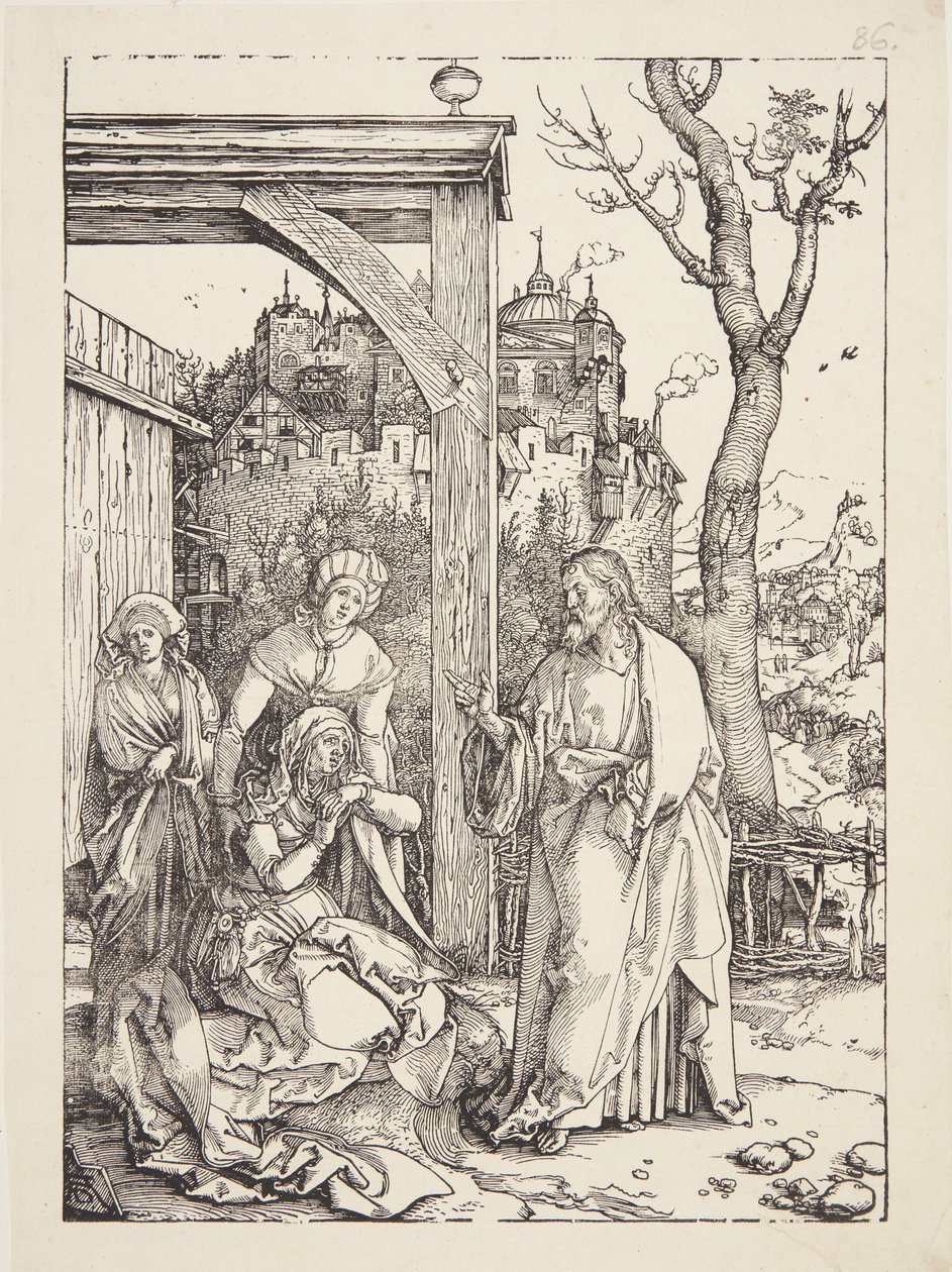 Cristo prende congedo da sua madre da Albrecht Dürer