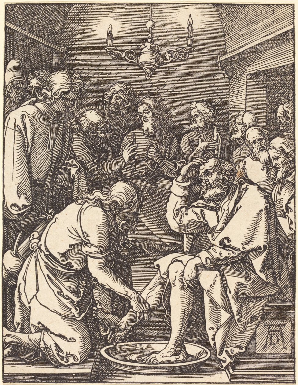 Cristo che lava i piedi ai discepoli da Albrecht Dürer