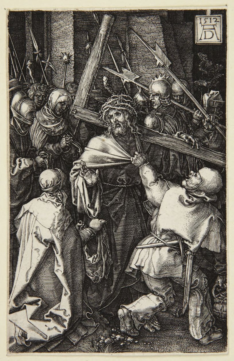 Cristo che porta la croce (serie “La Passione” incisa) da Albrecht Dürer