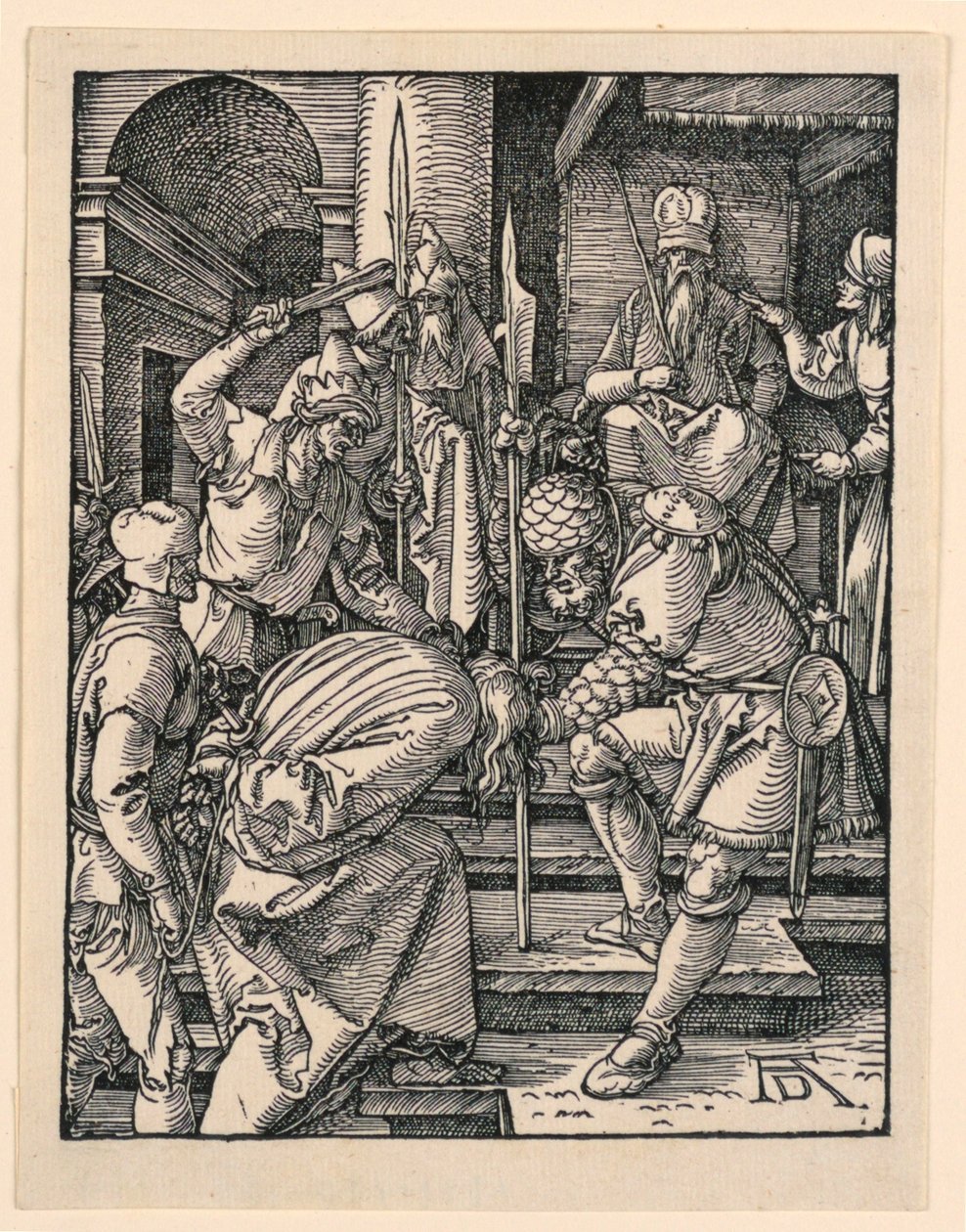 Cristo davanti ad Anna, dalla serie La Piccola Passione da Albrecht Dürer