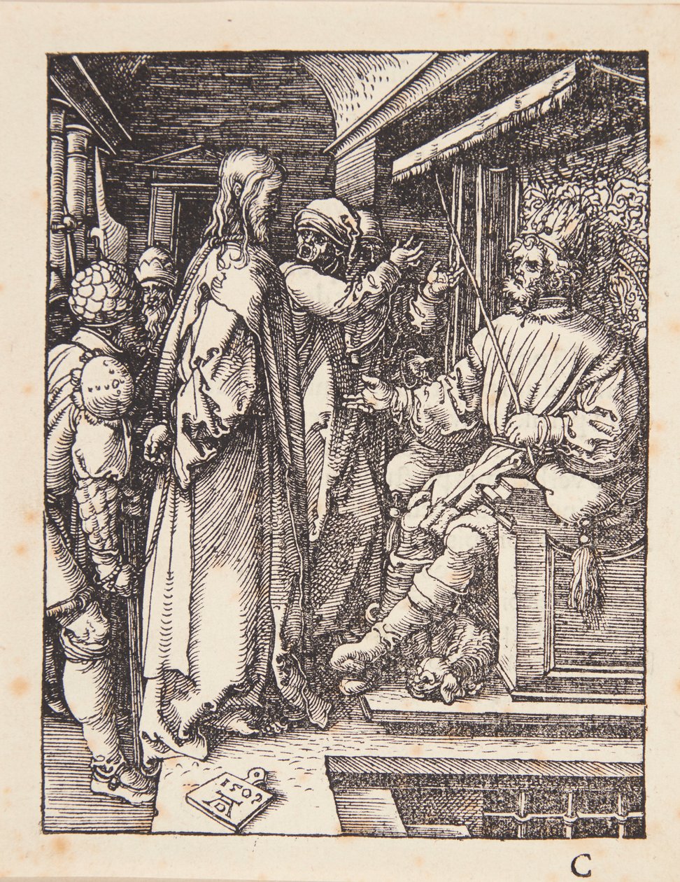 Cristo davanti a Erode da Albrecht Dürer
