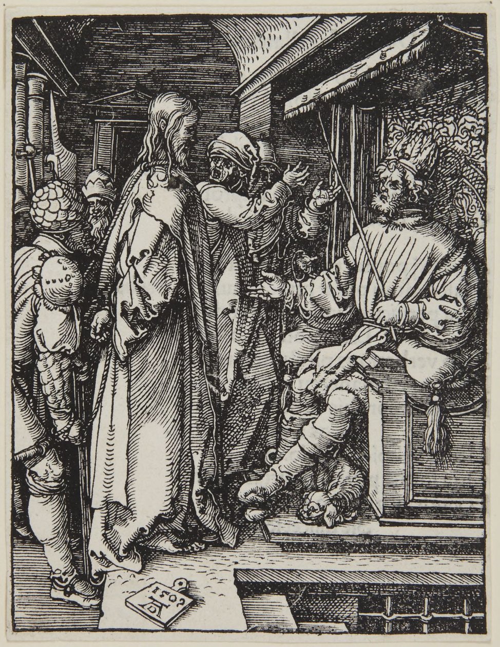 Cristo davanti a Erode da Albrecht Dürer