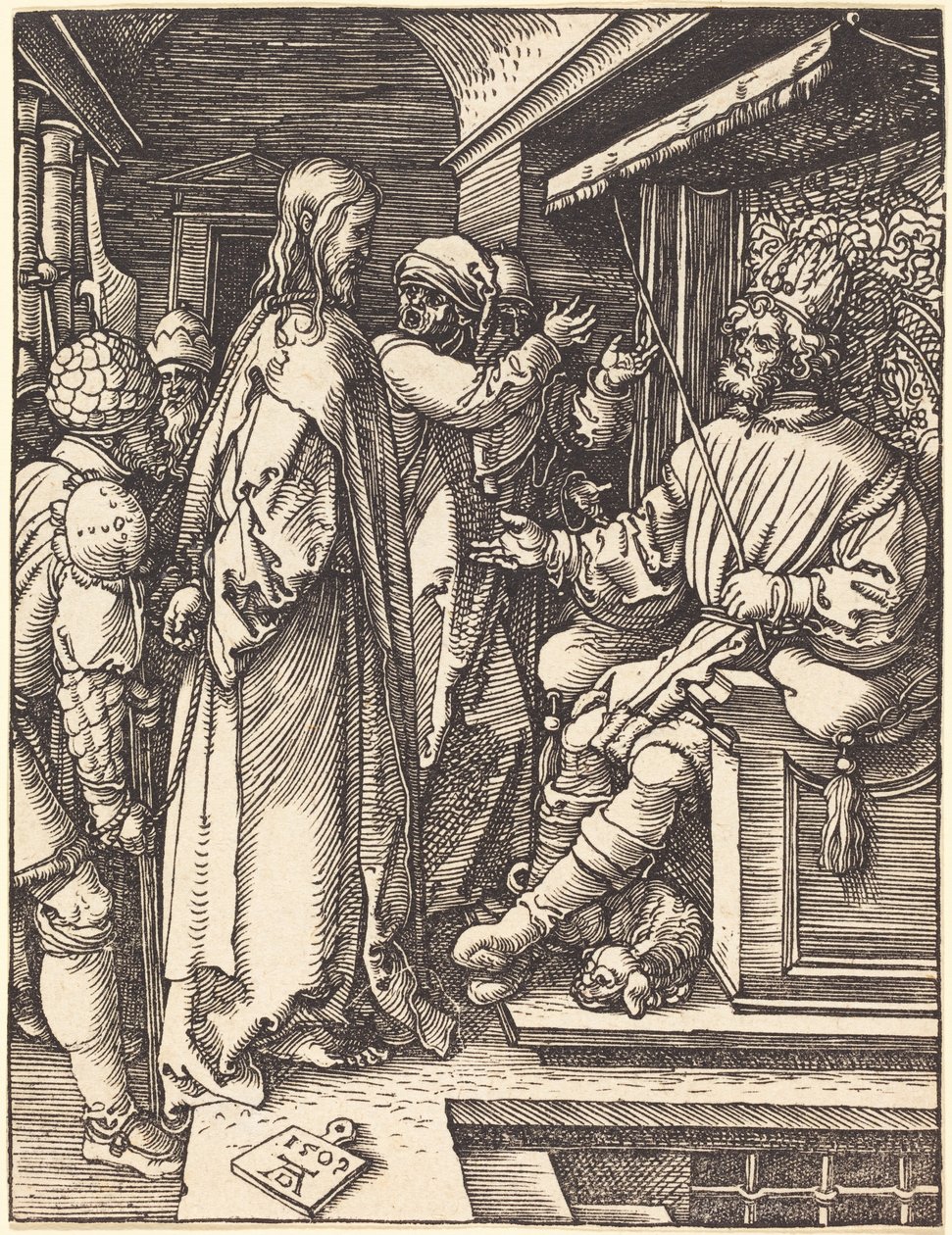 Cristo davanti a Erode da Albrecht Dürer