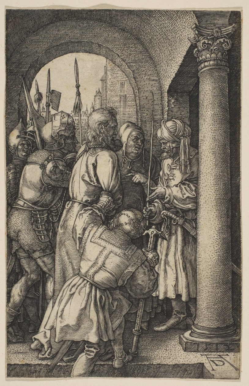 Cristo davanti a Pilato, da «La Passione» da Albrecht Dürer